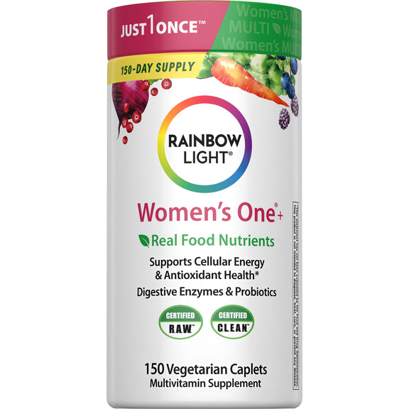 Women's One + Real Food Nutrients, 150 Vegetarian Caplets
